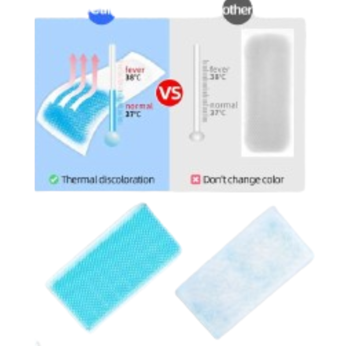 Parches de Gel Refrescante de 200 Ud.