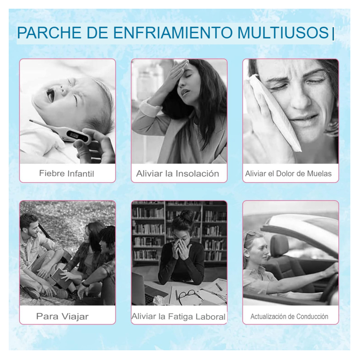 Parches de Gel Refrescante de 200 Ud.