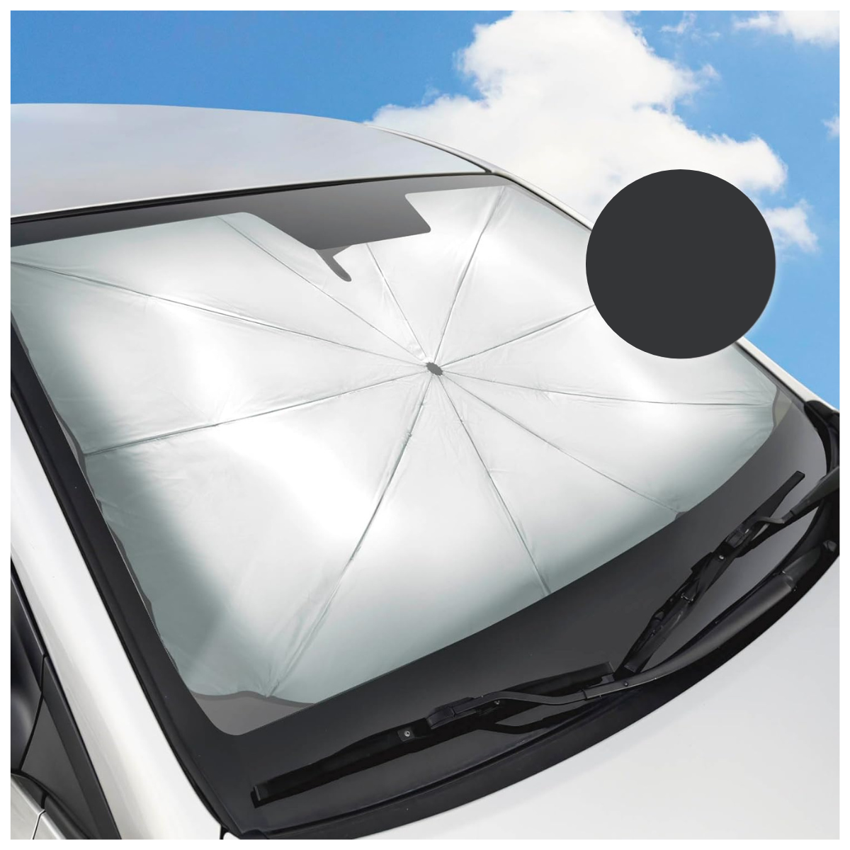 Parasol Plegable para Auto Retráctil