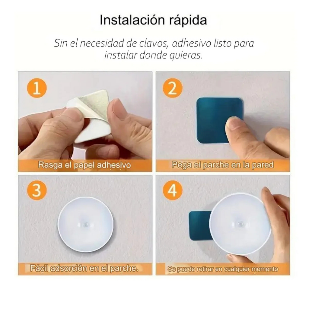 Lámpara LED Recargable Sensor Movimiento
