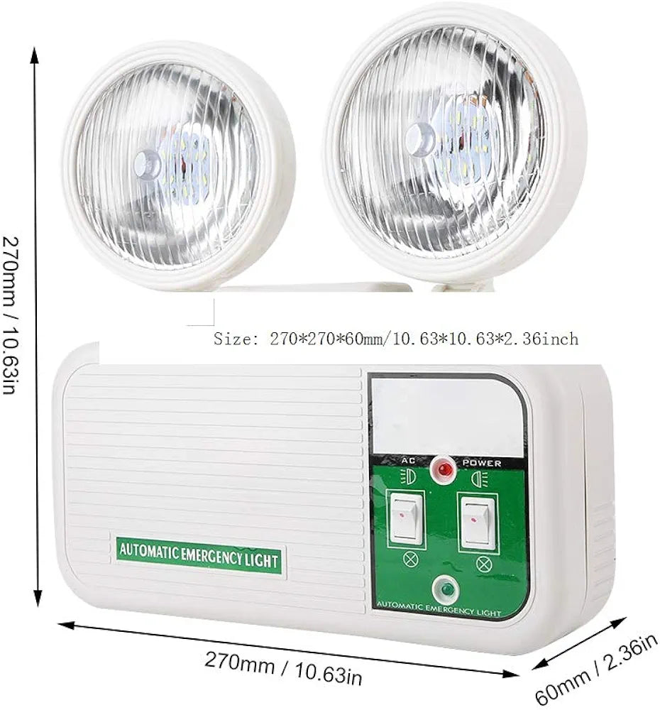 Lámpara LED De Emergencia 2 Focos