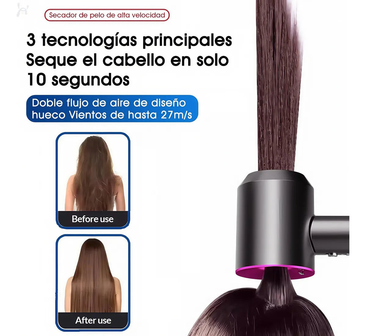 Secador De Pelo Inteligente Supersonic