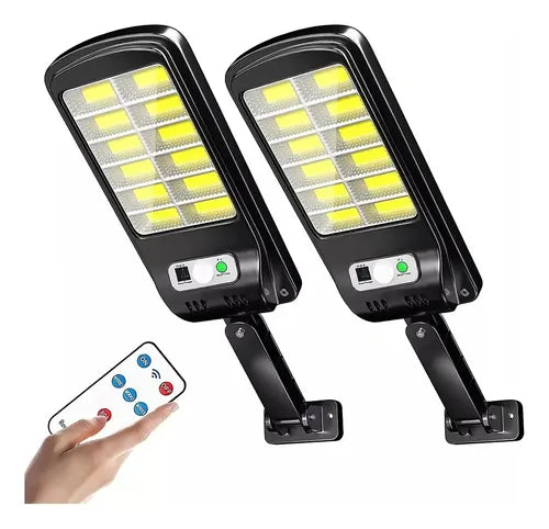 Foco solar exteriores 2x1